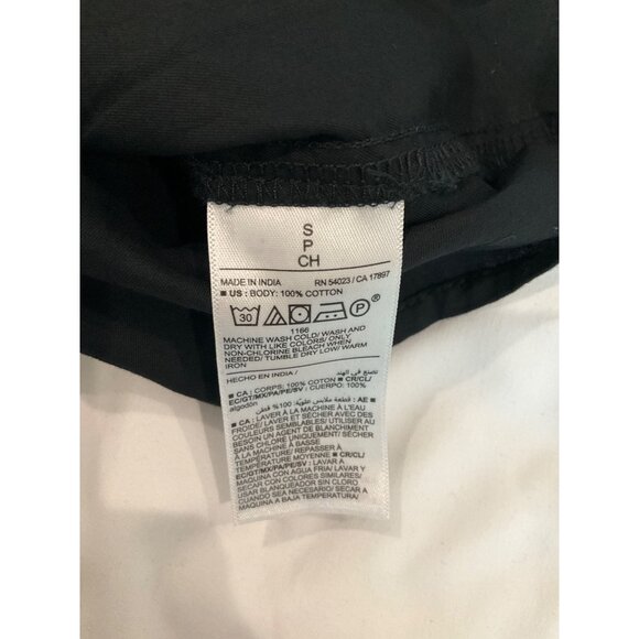 Old Navy Black Spaghetti Strap Dress size Small NEW 100% Cotton - Picture 6 of 6